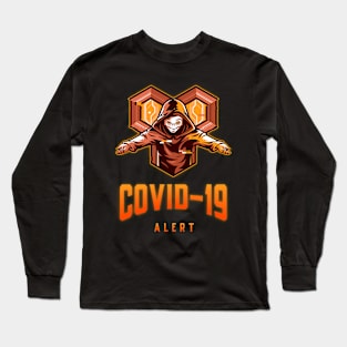 Covid19 emergency alert Long Sleeve T-Shirt